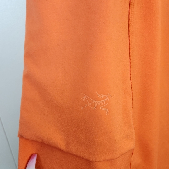 Arc'Teryx Orange Activewear Skirt Stretch Pockets Size Large Active Hiking - Picture 3 of 8